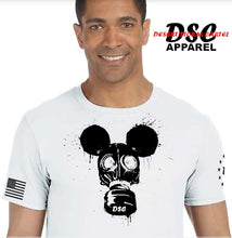 Load image into Gallery viewer, DSC-MICKEY MOUSE WARRIOR GAS MASK--DESERT STORM CARTEL SHORT SLEEVE T-SHIRT