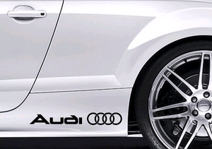 ALL YEAR ALL MAKES AUDI LOWER SIDE DECAL set