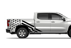 Chevy Silverado side truck decal set left amd rt side come in kit available in all colors