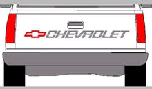 Load image into Gallery viewer, 1920-2022 chevy tailgate decal 45&#39;-6&#39; plus free chevrolet windshield decal to match