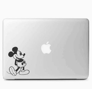 mickey mouse disney decal for window/laptop/bumper plus 1 free decal gift 3x4