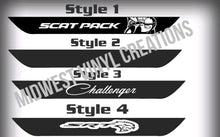 Load image into Gallery viewer, Dodge Charger Challenger door sill decal set