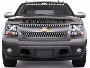 Chevrolet chevy trailblazer windshield banner decal sticker 23"