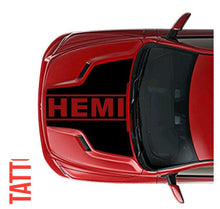 Load image into Gallery viewer, Dodge Ram truck hemi blackout hood decal