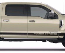 Load image into Gallery viewer, 1950-2023 ford f-250 power stroke lower stripe decal set