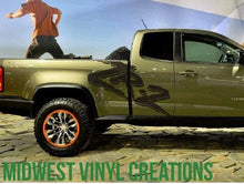 Load image into Gallery viewer, Chevrolet chevy Colorado Zr2 large side decal set plus free gift.