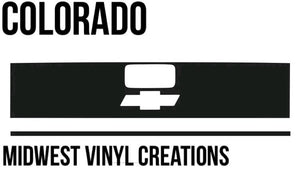 2015-2019 Chevrolet chevy Colorado Zr2 rear tailgate decal vinyl sticker plus free gift.