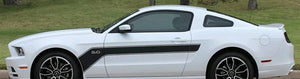 2010-2014 ford mustang hood and side hockey style side decal kit
