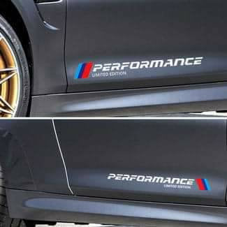 Bmw performance lower decal kit for all years