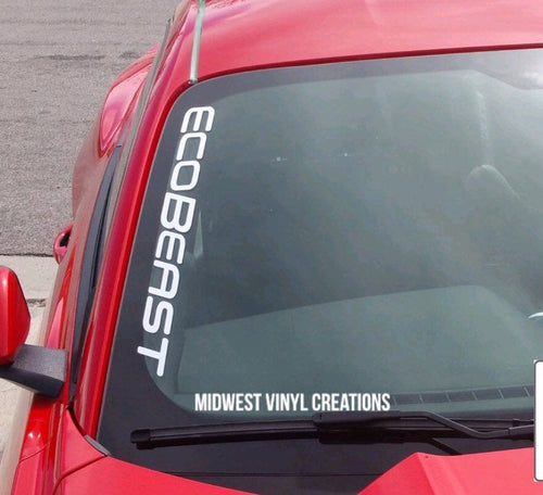 Ford Mustang ecobeast window decal sticker 14