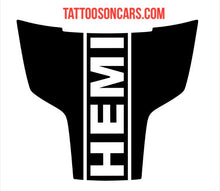 Load image into Gallery viewer, Dodge Ram truck hemi blackout hood decal