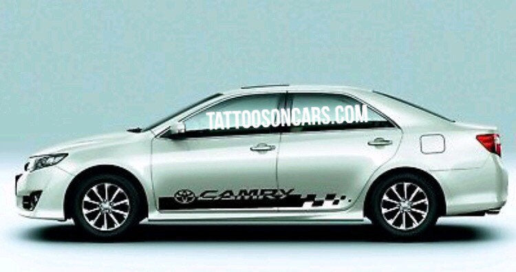 Toyota Camry lower side decal set
