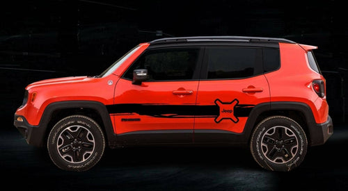 2015-2019 jeep renegade side jeep logo side splash stripe kit many colors available.