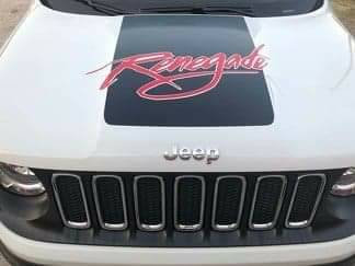 2015-2019 jeep renegade 2 color combo hood decal kit
