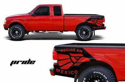 Ford ranger truck bed hecho en mexico decal kit many colors available all years ranger