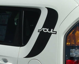 Kia soul rear upper decal kit all years kia many colors available