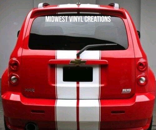 All years chevy hhr racing stripe decal set