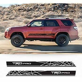 Toyota 4 runner lower stripe decal set mamy colors available.
