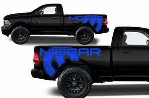 Dodge Ram mopar truck bed decal set kit.