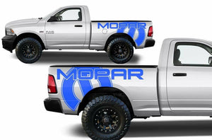 Dodge Ram mopar truck bed decal set kit.