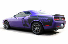 Load image into Gallery viewer, Dodge challenger scat pack side body blackout decal set kit.