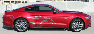 2015-2023 ford mustang large side body decal kit