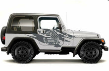 Load image into Gallery viewer, Jeep side military style ripped decal set kit.