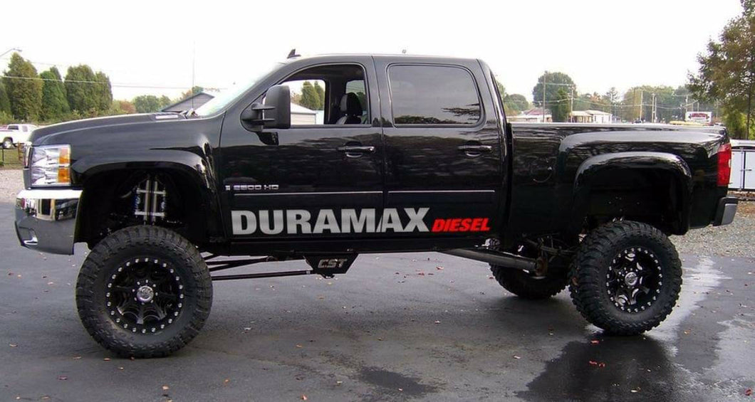 Duramax diesel lower decal kit. Many colors available.