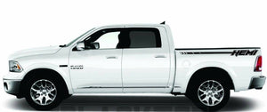 Dodge ram all years hemi truck bed decal kits.many colors available.
