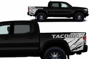 Toyota tacoma truck bed corner decal kits