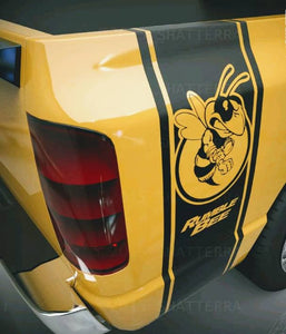 1950-2023 Dodge ram trk bed. Rumble bee decal kit many colors available.