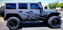 Load image into Gallery viewer, Jeep side shred decal kit all year jeeps and all models.many colors available