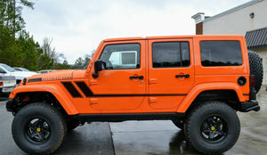 Jeep side hocky stick style side door decal kit all years and models.many colors available.