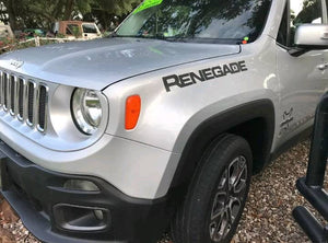 Jeep renegade front fender renegade decal set kit. Many colirs available