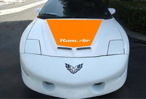 98-up Pontiac  firebird formula ws6 ram air hood blkout decal kit.