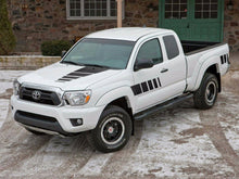 Load image into Gallery viewer, Toyota tacoma retro side + hood stripe decal kit .