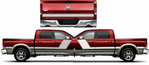 Dodge ram 1500 2500 3500 side stripe decal set kit. Many colors available.