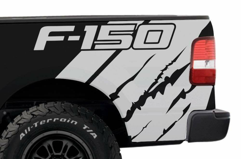 Ford f150 truck bed corners decal set kit. Available for all years f150. Many colors available