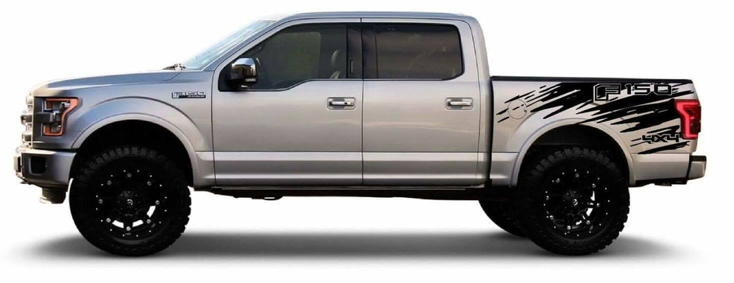 Ford f150 f250 f350 truck bed decal kit