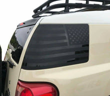 Load image into Gallery viewer, Toyota FJ Cruiser rear side window flag decal set (pair lft + rt) many colors available.