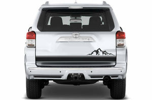 Toyota 4 runner tailgate  decal montain decal & stripe kits.