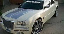 Load image into Gallery viewer, Chrysler 300 c m srt hemi hood stripe decal kit. Many colors available
