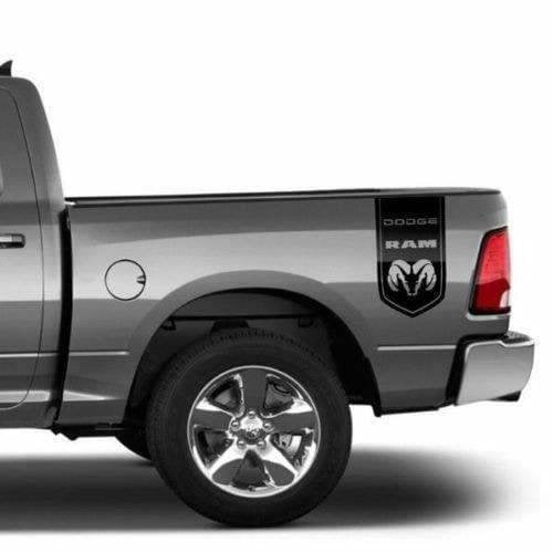 Dodge ram truck 1500 2500 3500 side trk bed stripe decal kit