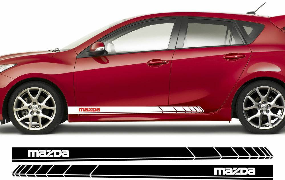 Mazda lower stripe set