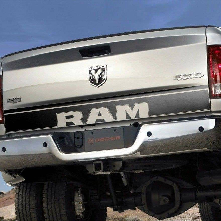 Dodge ram trk tailgate stripe decal kit. Many colors available.