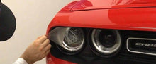 Load image into Gallery viewer, Dodge challenger hellcat head headlight decal kits. Many colors available.
