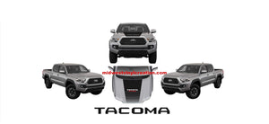 toyota tacoma custom hood blkout decal kits many options and colors available