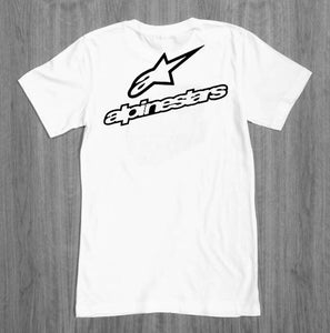 Alpine stars themed t-shirt