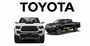 Toyota tacoma windshield banner. Many colors available