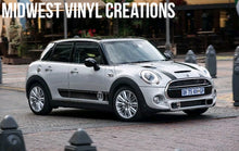 Load image into Gallery viewer, Mini Cooper countryman clubman s lower Side Decal number &amp; Stripe set + free gift